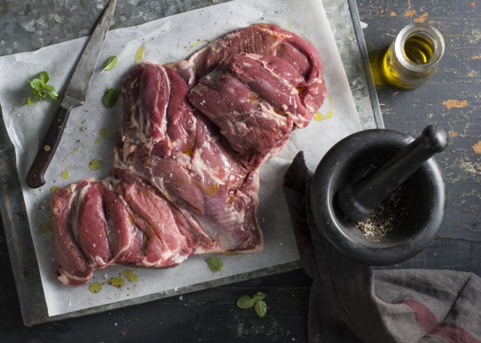 Natural, Grass Fed Lamb, Butterflied Lamb Shoulder, Boneless