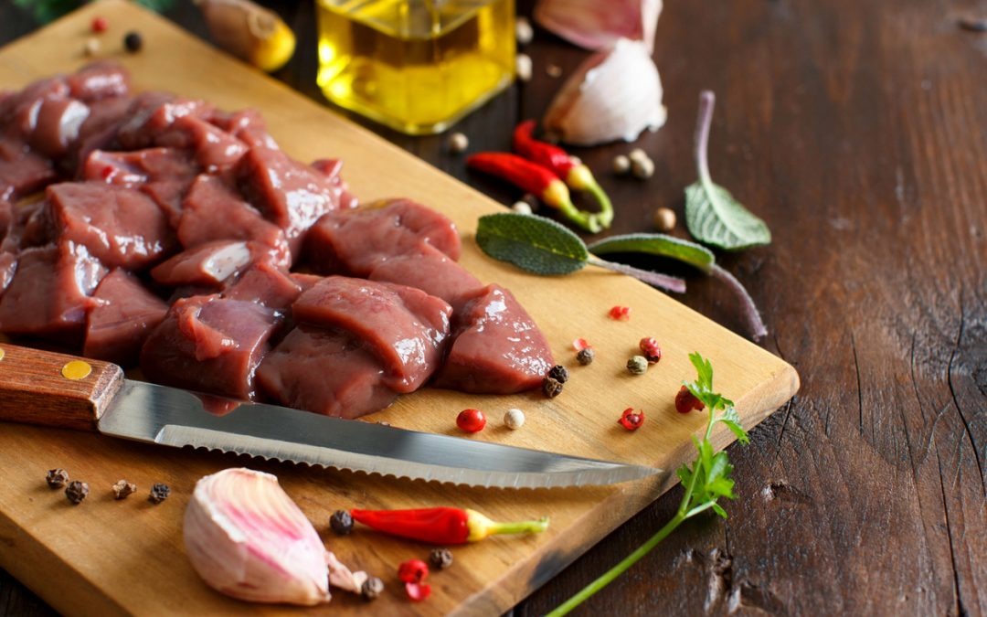 Natural, Grass Fed Lamb, Liver, Cubed