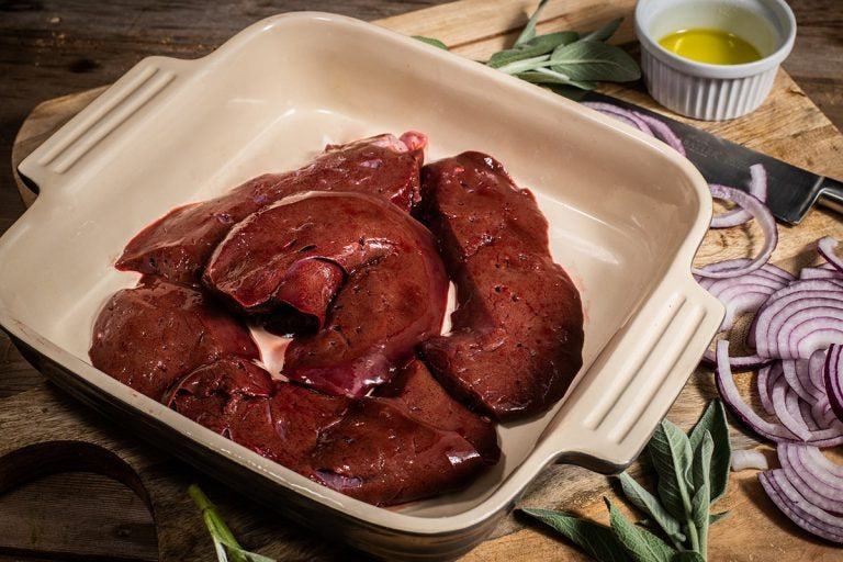 Natural, Grass Fed Lamb, Liver, Sliced