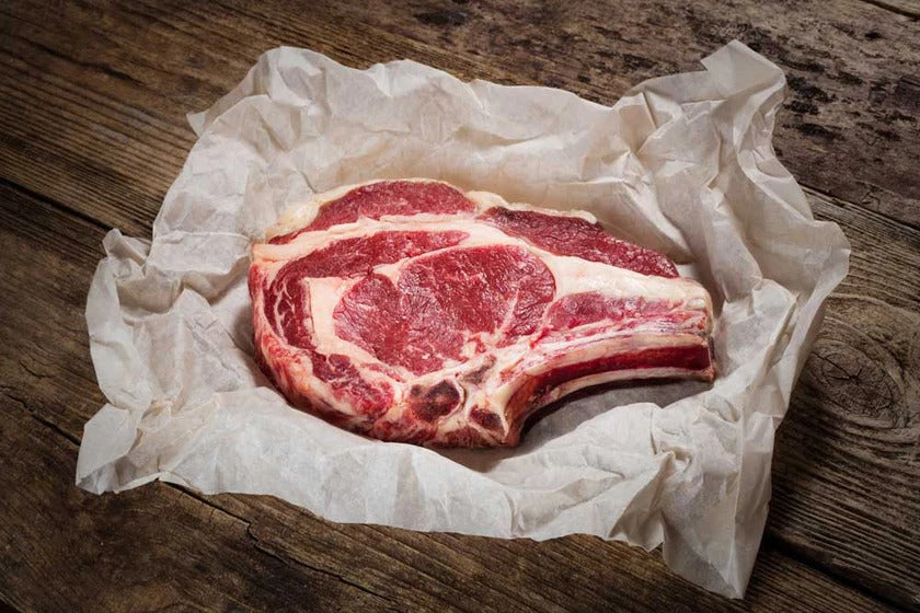 Ribeye Steak | Bone-In | Grass Fed Beef 🐂 | Pastizal Raised 🌿 | Rustic Cut 🪓