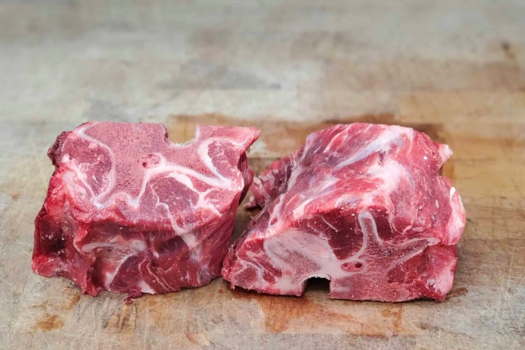 Natural Grass Fed Beef, Bone-In Neck Soup bones