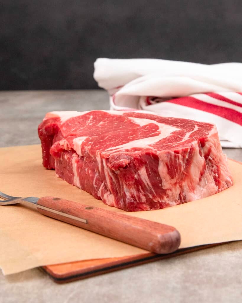 Natural Grass Fed Beef, Thick Center Cut, Ribeye Steaks