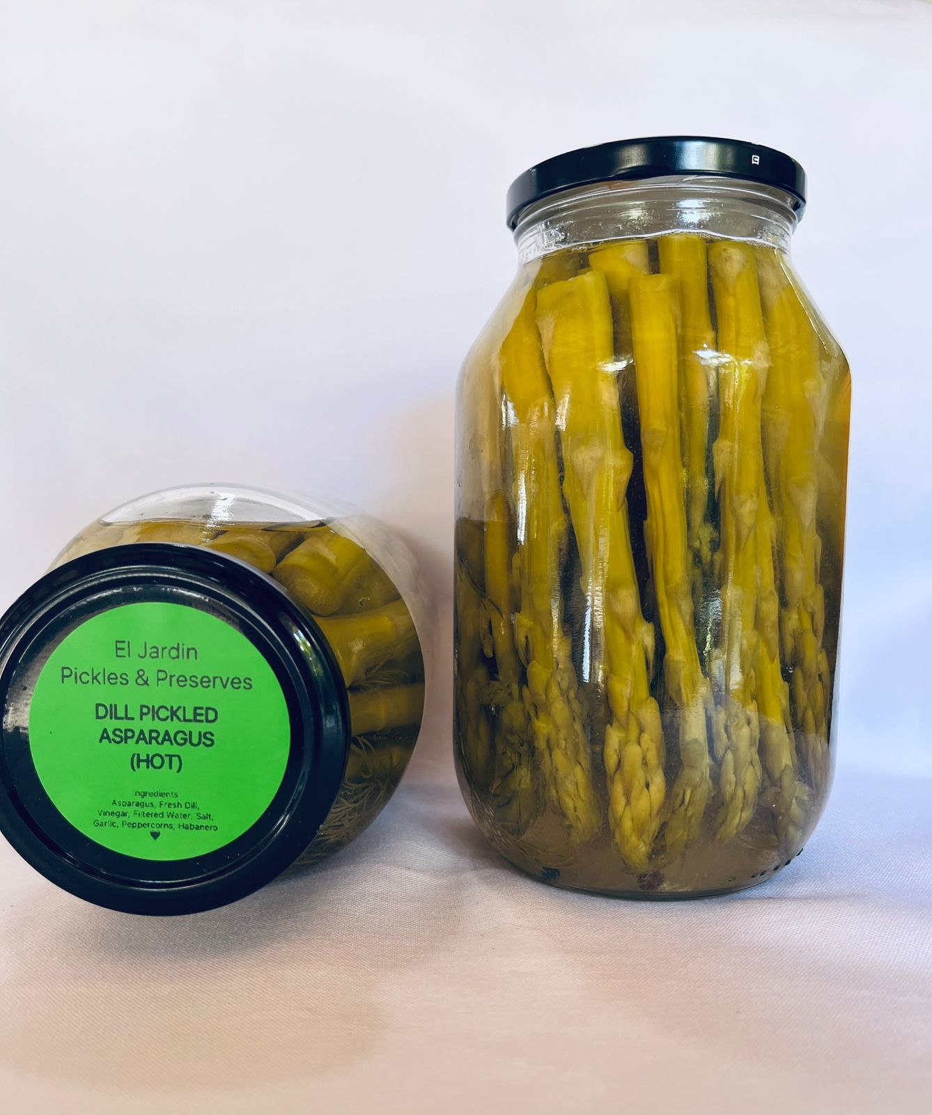 Small-Batch Dill Pickled Asparagus (HOT) – 33 fl oz 🫙✨