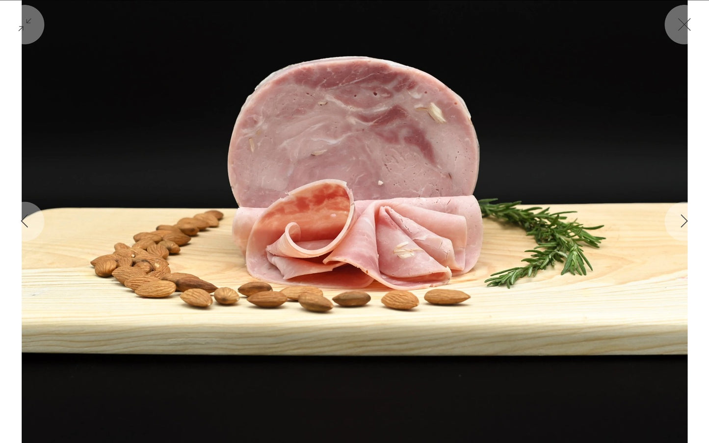 Pasture Raised Pork, Almond Stuffed Baked Leg Ham