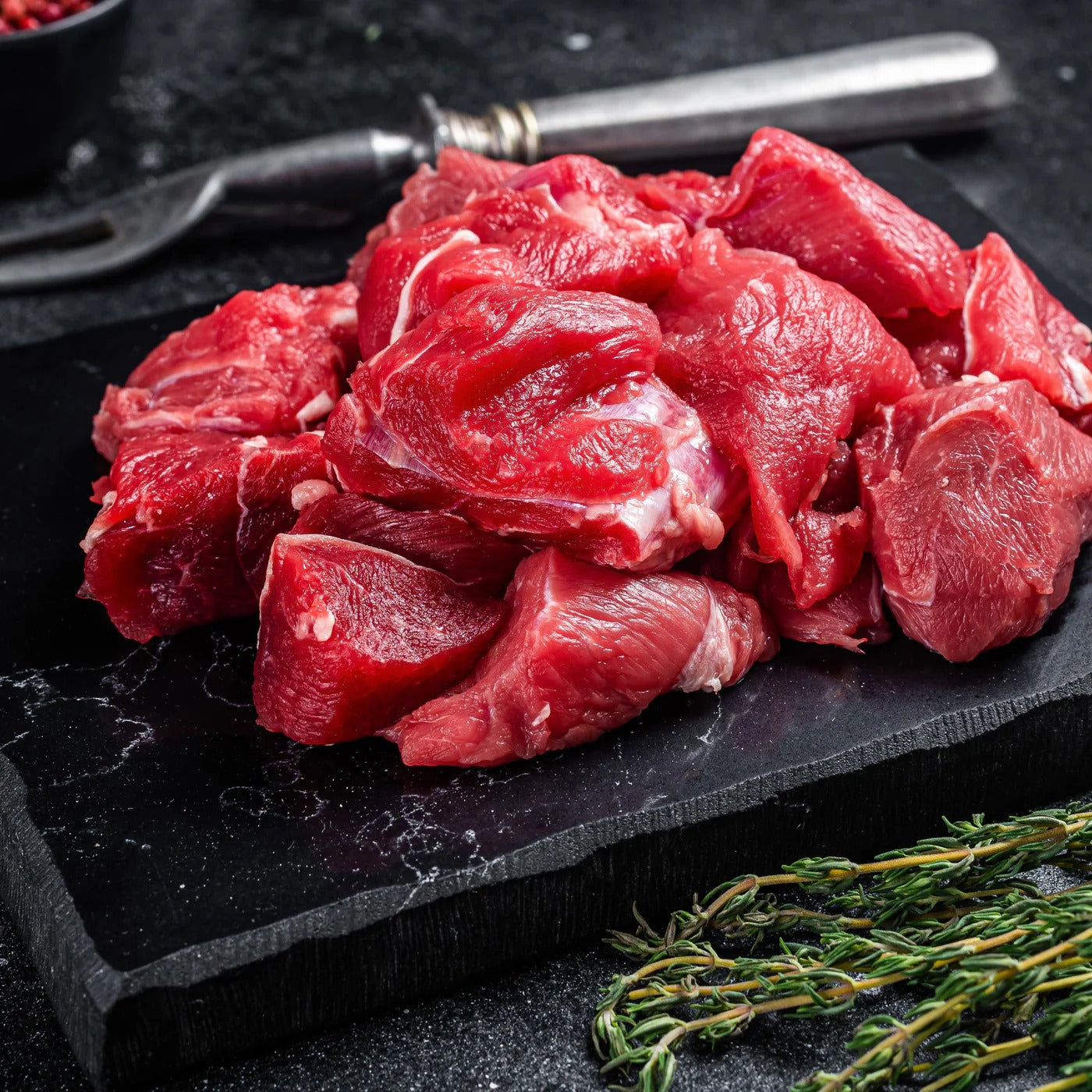 Pasture Raised Pork, Cheek Cubes