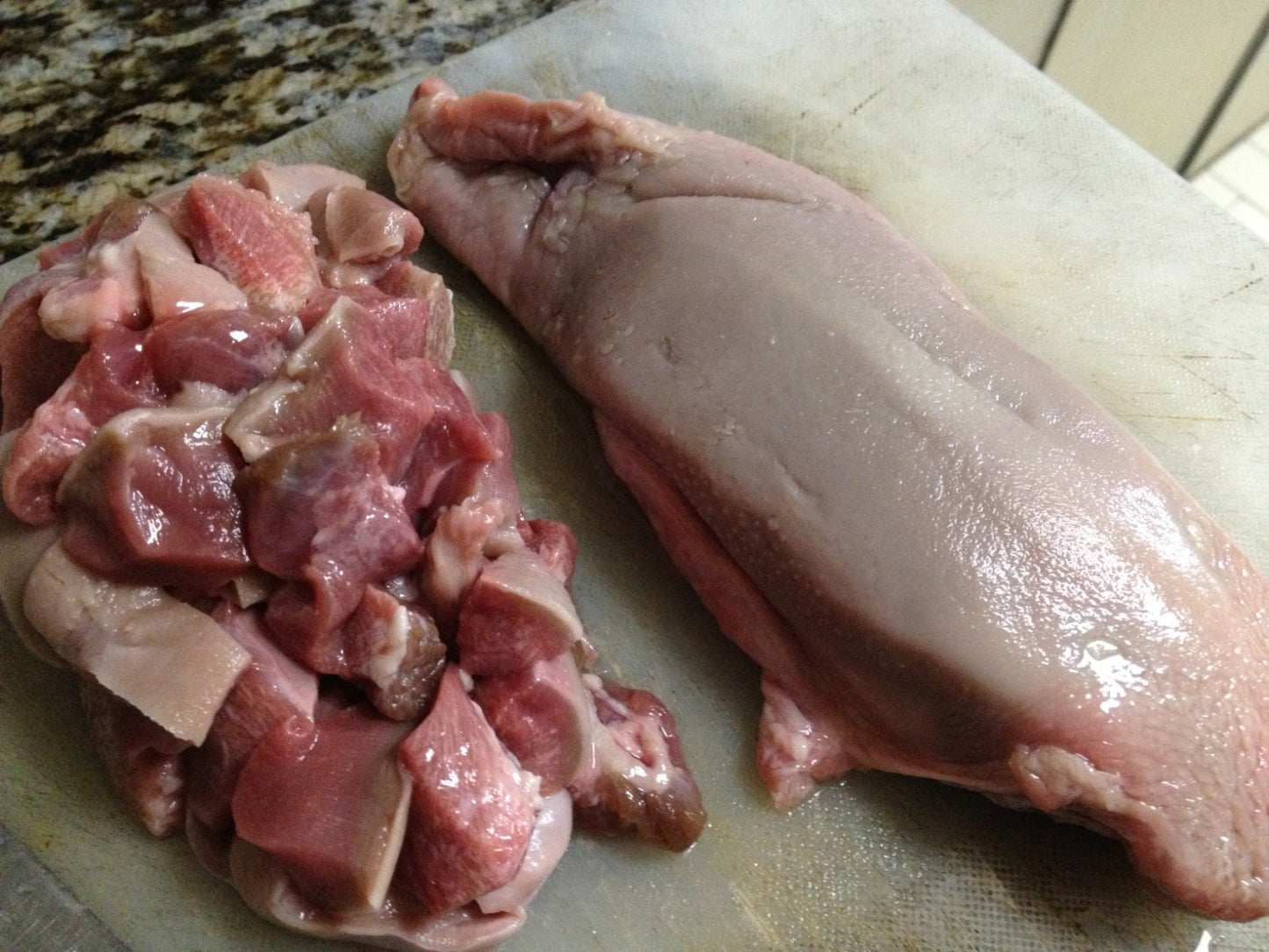 Pasture Raised Pork, Tongue Cubes