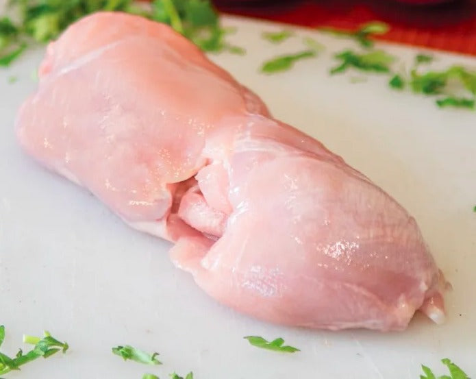 Pastured, Free Range Chicken, Boneless, Skinless, Chicken Quarter Mini Roast