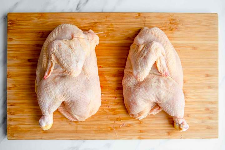 Pastured, Free Range Chicken, Half Chicken, No Feet, Organs, Priced Per Piece