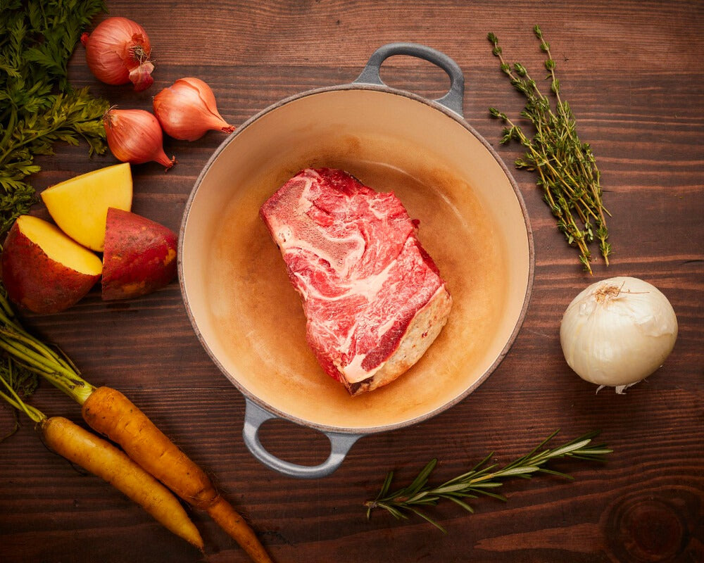 Natural Grass Fed Beef, Meaty Neck Curry Cut Bone-in