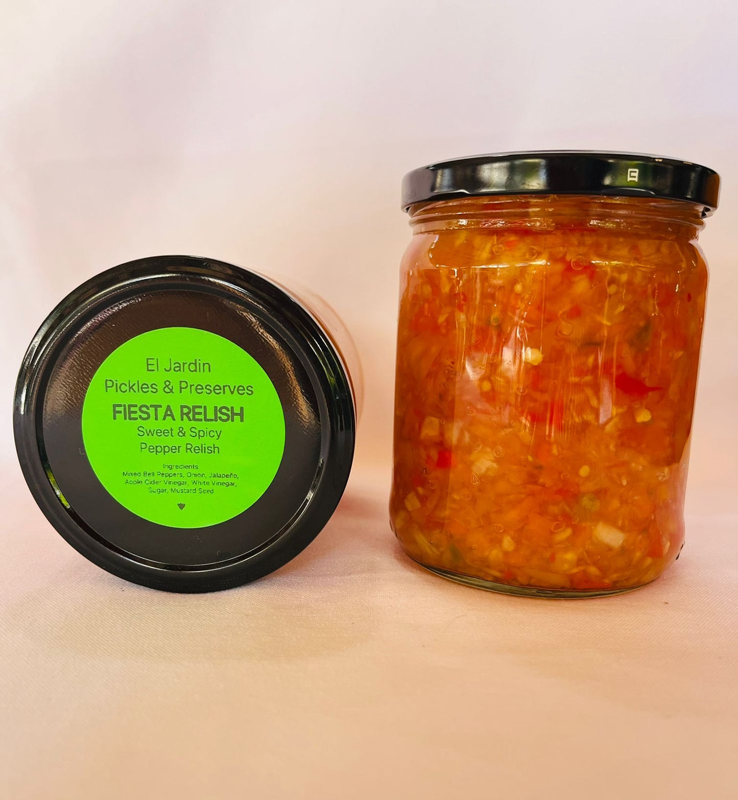 Small-Batch Sweet & Spicy Pepper Fiesta Relish – 16 fl oz 🫙✨