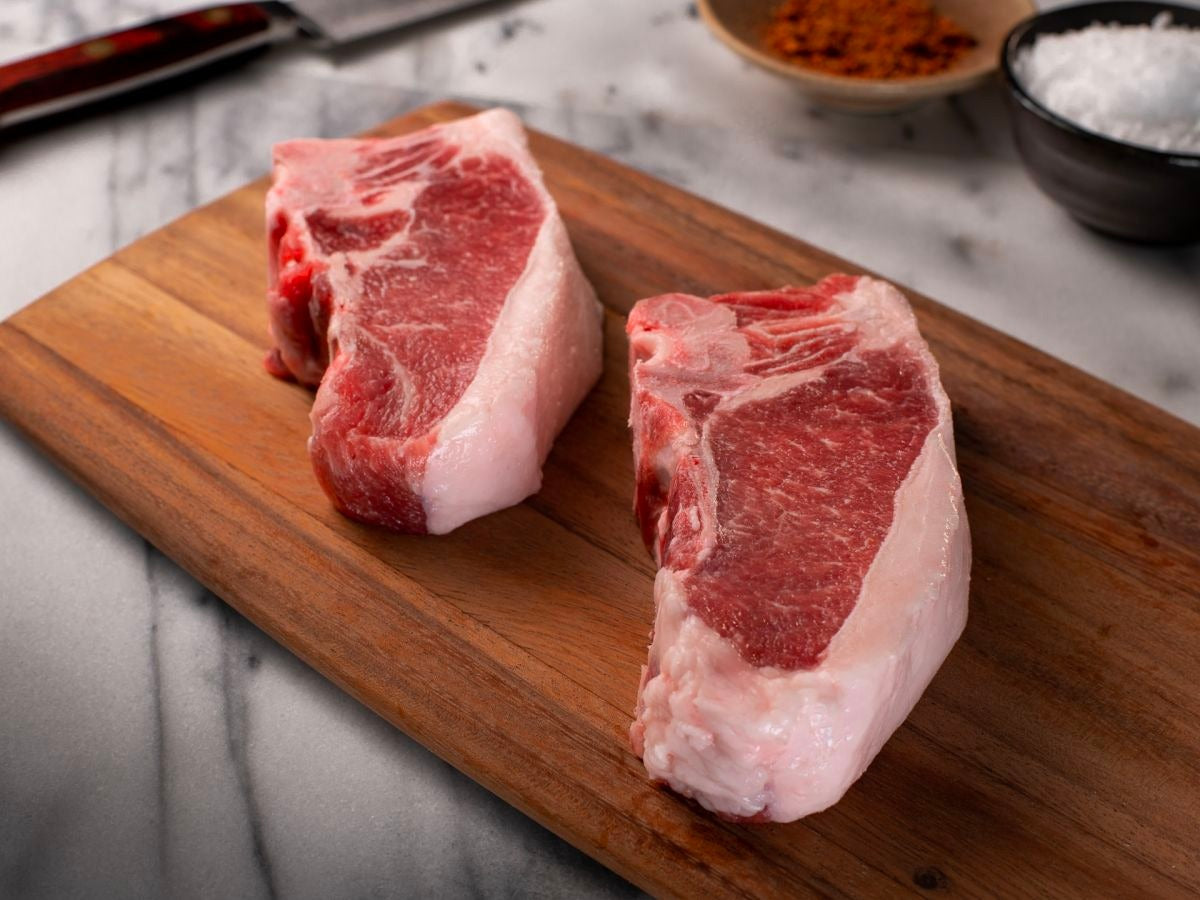 Natural Pastured Pork, Aged Club Steak