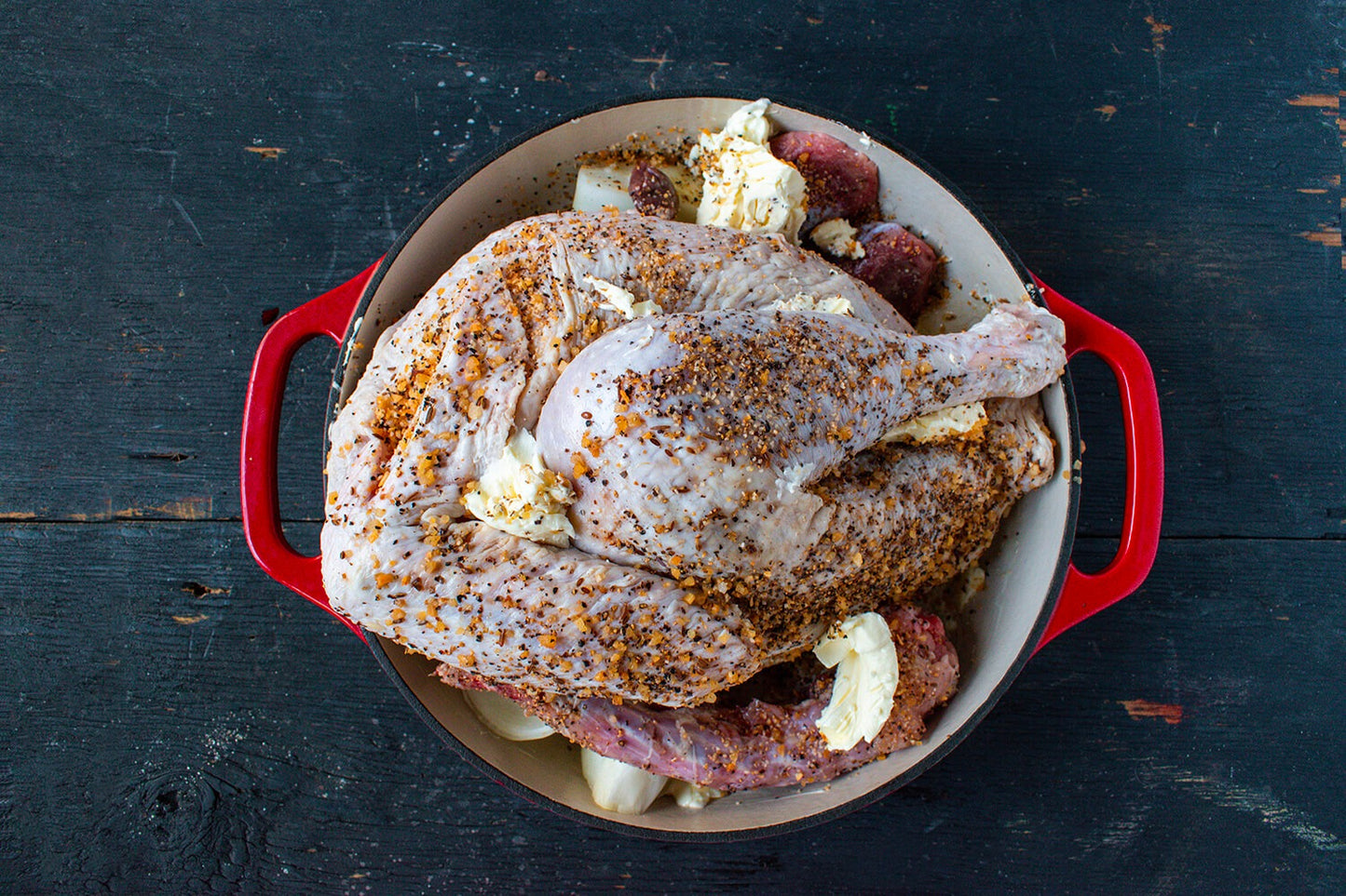 Natural Free-Range, Half Turkey, Fresh to Order Year Round.