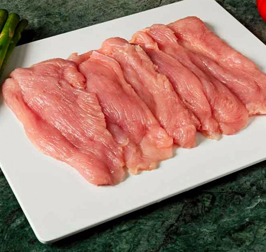 Natural Free Range Turkey Minute Fryer Steaks / Per KG