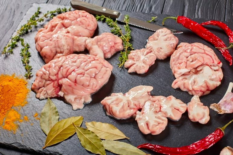 Natural Grass Fed Beef, "Ox" Brains