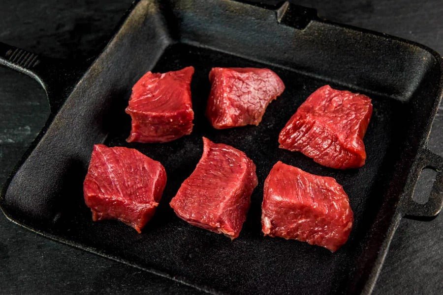 Natural Pastured Pork, Stew Cubes, Kabobs / per KG