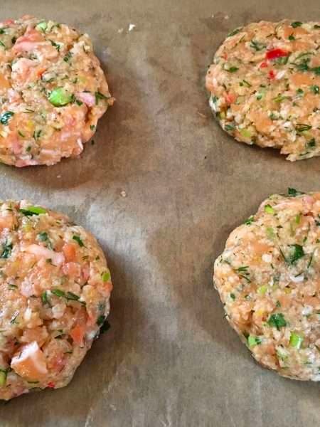 Wild Caught Salmon Hamburgers / per KG