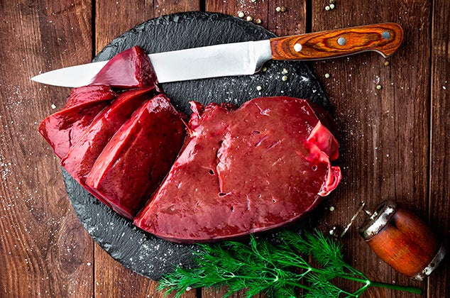 Natural Grass Fed Beef Liver and Cuts