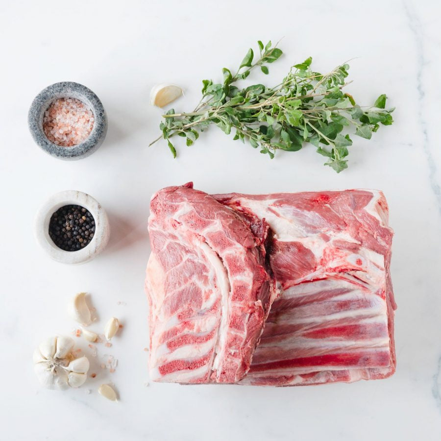 Natural, Grass Fed Lamb, Squared Cut Shoulder