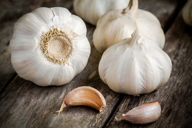Natural, Non-GMO Produce, Colossal Garlic, (White)