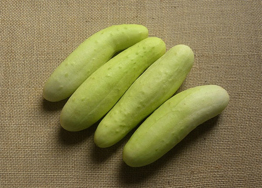 Natural, Non-GMO Produce, Heirloom White Cucumbers
