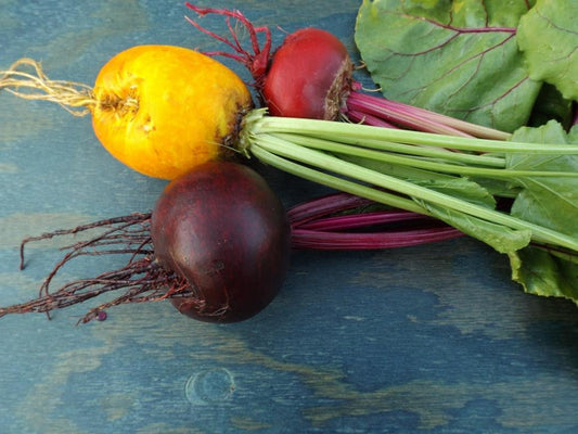 Natural, Non-GMO Produce, Heirloom Beets (with Tops)