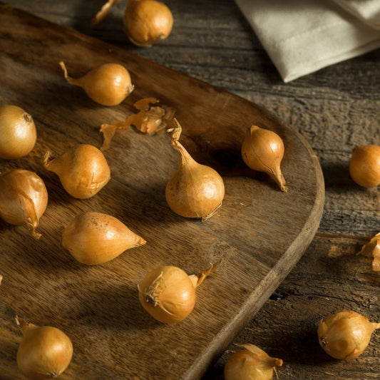 Natural, Non-GMO Produce, Heirloom Gold Pearl Onions