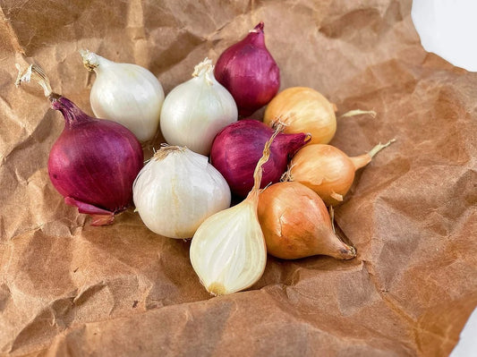 Natural, Non-GMO Produce, Heirloom Boiler Onions