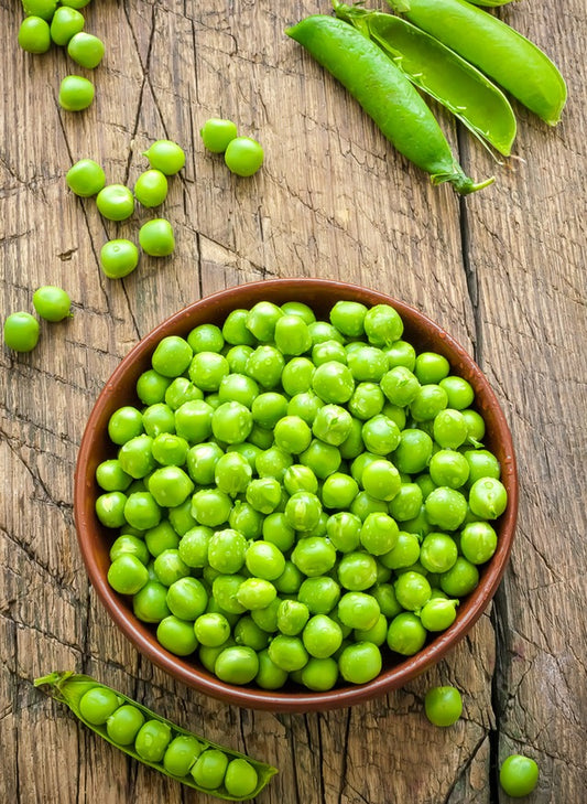 Natural, Non-GMO Produce, Peas