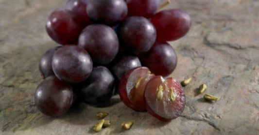 Natural, Non-GMO Produce, Heirloom Red Grapes, (with Seeds)