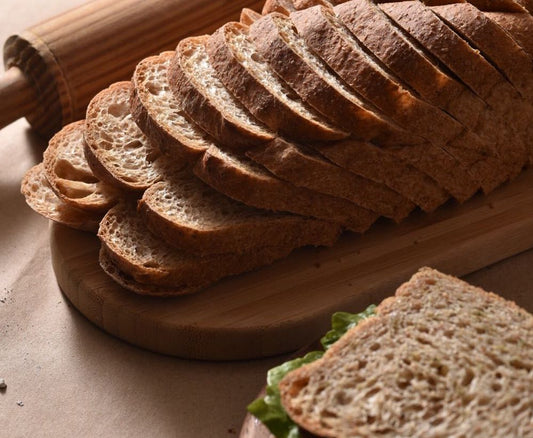 Whole Wheat Sourdough Sandwich Bread, with Parmesan and Oregano