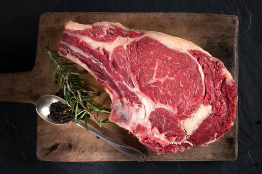 Natural Grass Fed Beef, Bone-In Prime Rib Steaks