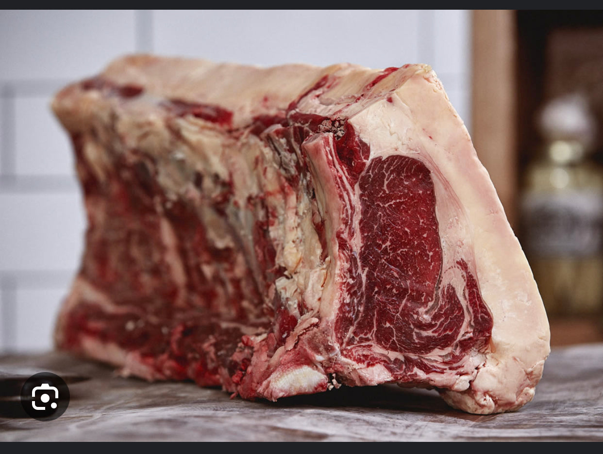 Natural Grass Fed Beef, Whole NY Club Strip Loin Primal, (Bone-in, Untrimmed)