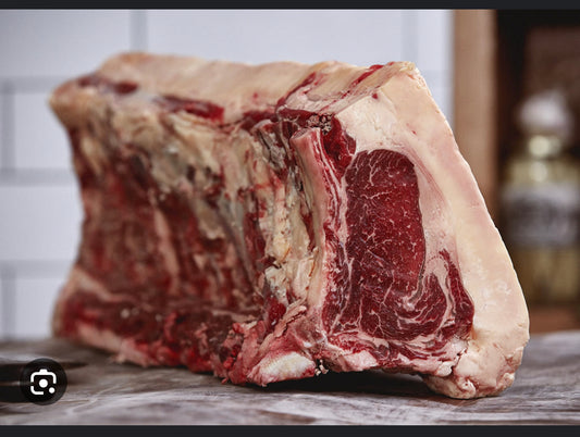 Natural Grass Fed Beef, Whole NY Club Strip Loin Primal, (Bone-in, Untrimmed)