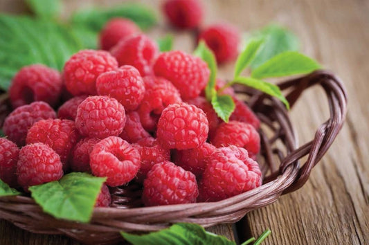 Natural, Non-GMO Produce, Raspberries