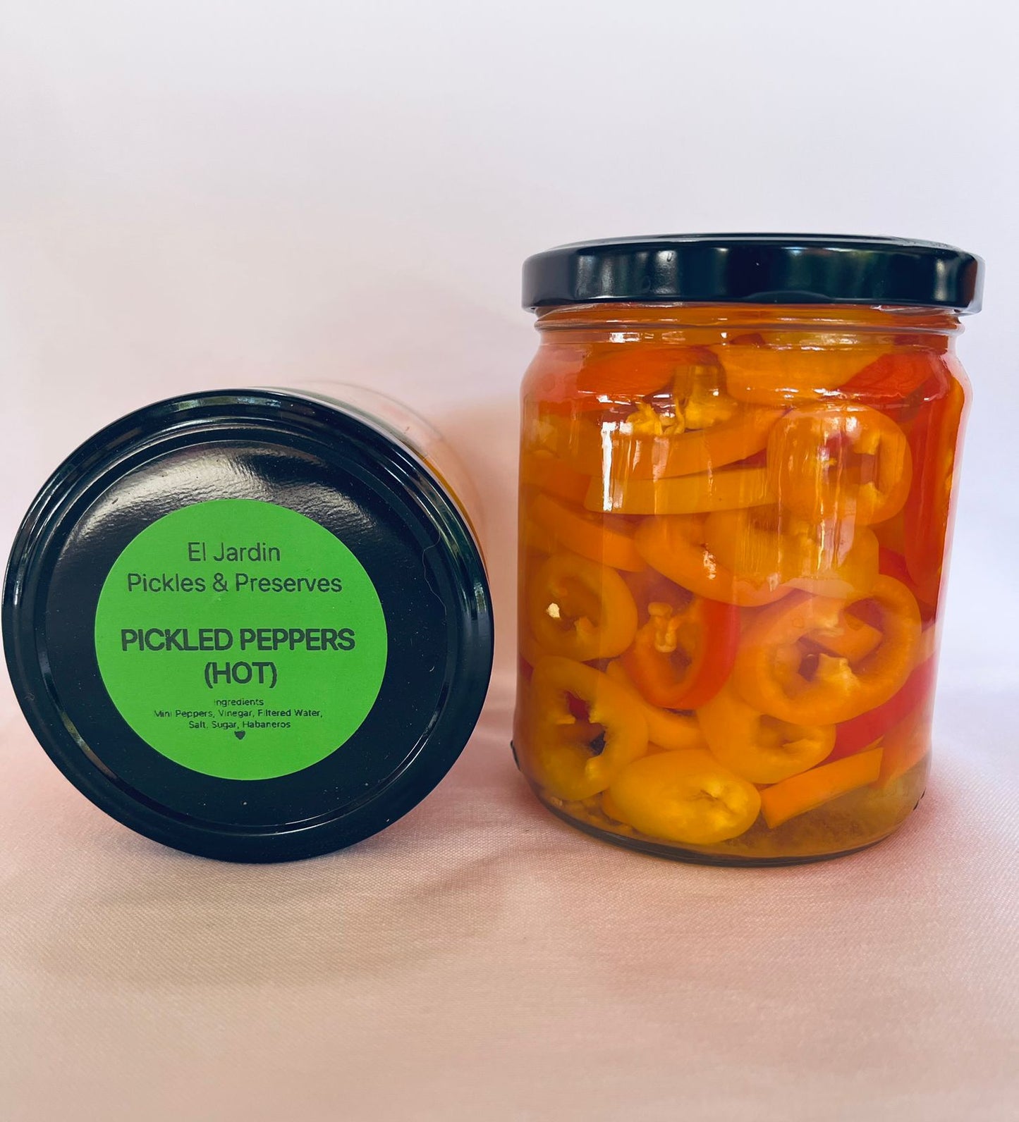 Small-Batch HOT! Pickled Peppers – 16 fl oz 🫙✨