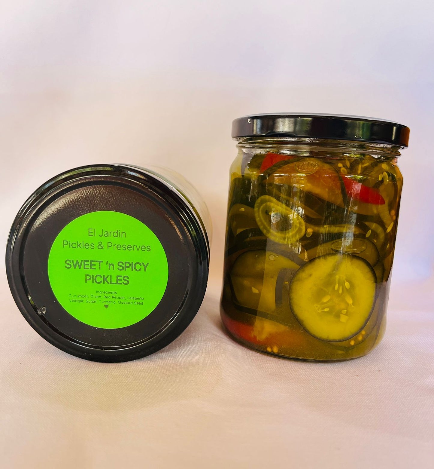 Small-Batch Sweet & Spicy Pickles – 16 fl oz 🫙✨