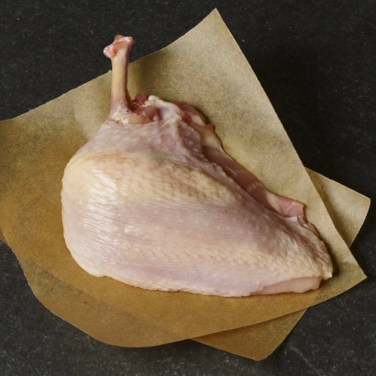 Pastured, Free Range Chicken, Frenched Breast (Airline Cut), Skin-On, Semi Boneless