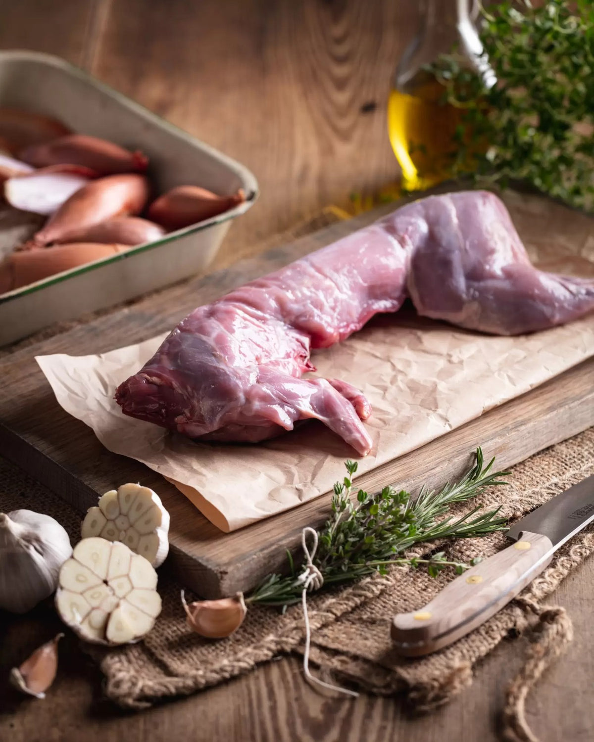 Cage-Free Rabbit | Whole or Quartered | Country Cut 🤠 | Lapin Entier