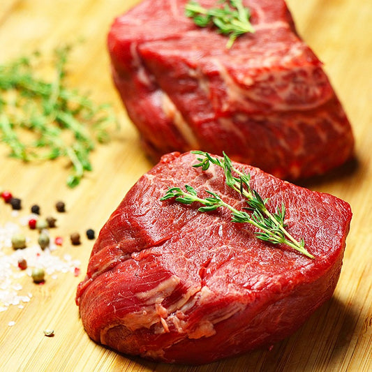 Natural Grass Fed Beef, Filet Mignon Steaks