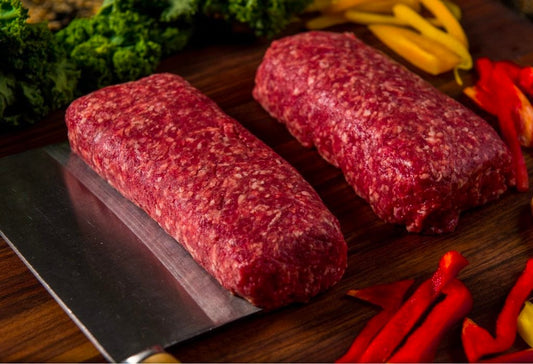 Natural, Grass Fed Beef, Primal Grinds, 100% Ground Beef Neck, (80/20)